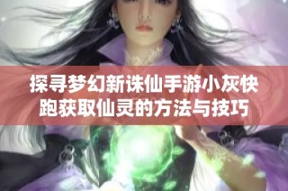 探寻梦幻新诛仙手游小灰快跑获取仙灵的方法与技巧
