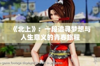 《北上》：一段追寻梦想与人生意义的青春旅程