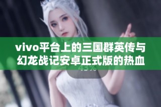 vivo平台上的三国群英传与幻龙战记安卓正式版的热血对决