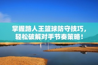 掌握路人王篮球防守技巧，轻松破解对手节奏策略！