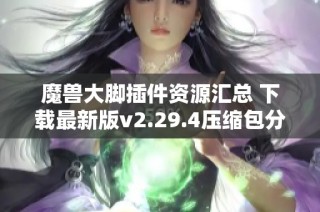 魔兽大脚插件资源汇总 下载最新版v2.29.4压缩包分享