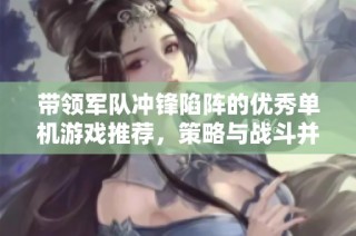 带领军队冲锋陷阵的优秀单机游戏推荐，策略与战斗并重