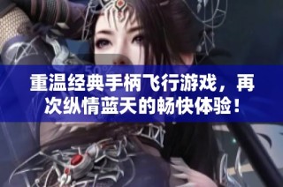 重温经典手柄飞行游戏，再次纵情蓝天的畅快体验！