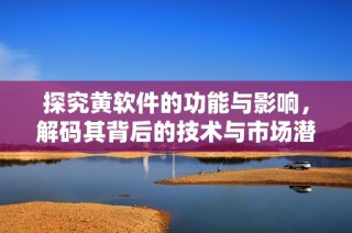 探究黄软件的功能与影响，解码其背后的技术与市场潜力