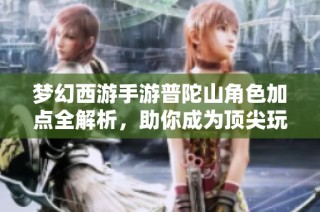梦幻西游手游普陀山角色加点全解析，助你成为顶尖玩家的秘诀与技巧