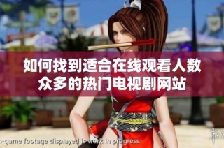 如何找到适合在线观看人数众多的热门电视剧网站