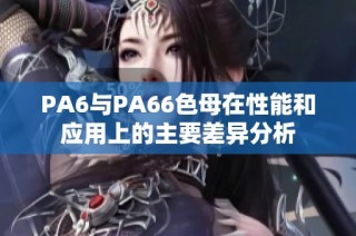 PA6与PA66色母在性能和应用上的主要差异分析