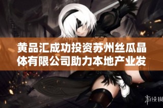 黄品汇成功投资苏州丝瓜晶体有限公司助力本地产业发展