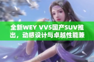 全新WEY VV5国产SUV推出，动感设计与卓越性能兼备