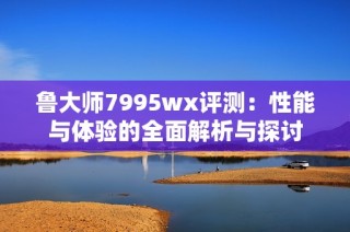 鲁大师7995wx评测：性能与体验的全面解析与探讨