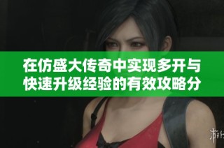 在仿盛大传奇中实现多开与快速升级经验的有效攻略分享