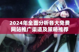 2024年全面分析各大免费网站推广渠道及策略推荐
