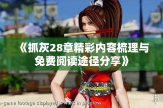 《抓灰28章精彩内容梳理与免费阅读途径分享》