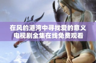 在风的港湾中寻找爱的意义电视剧全集在线免费观看