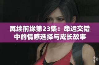 再续前缘第23集：命运交错中的情感选择与成长故事