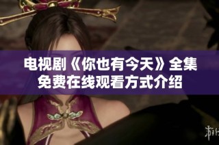 电视剧《你也有今天》全集免费在线观看方式介绍