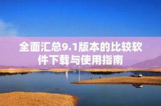 全面汇总9.1版本的比较软件下载与使用指南