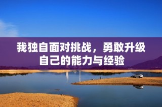 我独自面对挑战，勇敢升级自己的能力与经验
