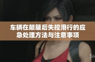 车辆在颠簸后失控滑行的应急处理方法与注意事项