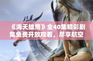 《海天雄鹰》全40集精彩剧集免费开放观看，尽享航空激情与英雄故事