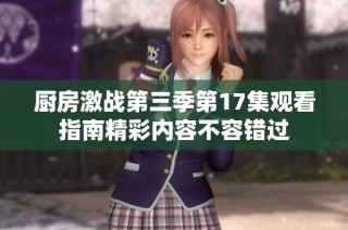 厨房激战第三季第17集观看指南精彩内容不容错过