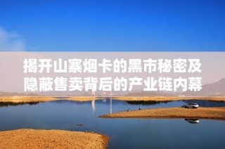 揭开山寨烟卡的黑市秘密及隐蔽售卖背后的产业链内幕