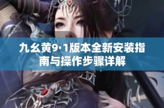 九幺黄9·1版本全新安装指南与操作步骤详解