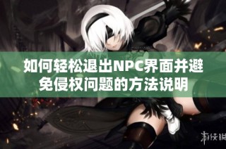 如何轻松退出NPC界面并避免侵权问题的方法说明