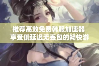 推荐高效免费韩服加速器 享受低延迟无丢包的畅快游戏体验