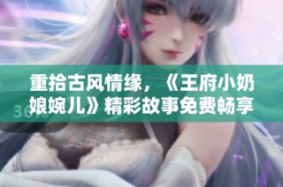 重拾古风情缘，《王府小奶娘婉儿》精彩故事免费畅享