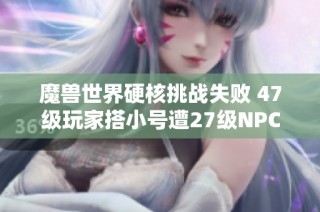 魔兽世界硬核挑战失败 47级玩家搭小号遭27级NPC逆袭