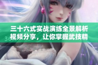 三十六式实战演练全景解析视频分享，让你掌握武技精髓