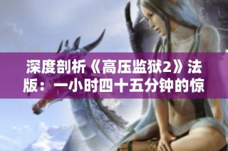深度剖析《高压监狱2》法版：一小时四十五分钟的惊险旅程