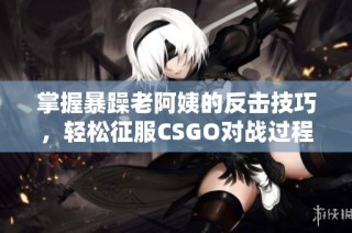 掌握暴躁老阿姨的反击技巧，轻松征服CSGO对战过程