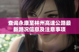 查询永康至林州高速公路最新路况信息及注意事项