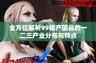 全方位解析99精产国品的一二三产业分布与特点