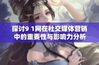 探讨9 1网在社交媒体营销中的重要性与影响力分析