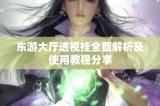 东游大厅透视挂全面解析及使用教程分享