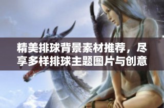 精美排球背景素材推荐，尽享多样排球主题图片与创意设计