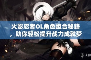 火影忍者OL角色组合秘籍，助你轻松提升战力成就梦想