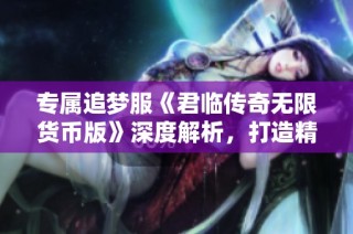 专属追梦服《君临传奇无限货币版》深度解析，打造精品长线优质游戏体验