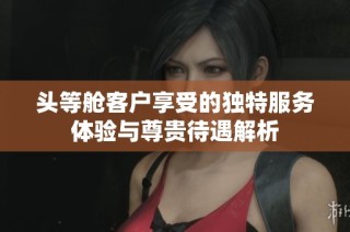 头等舱客户享受的独特服务体验与尊贵待遇解析
