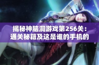 揭秘神脑洞游戏第256关：通关秘籍及这是谁的手机的完整攻略解析