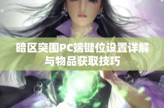 暗区突围PC端键位设置详解与物品获取技巧