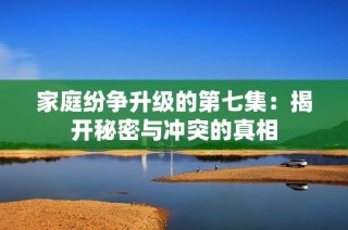 家庭纷争升级的第七集：揭开秘密与冲突的真相