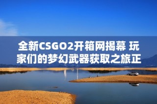 全新CSGO2开箱网揭幕 玩家们的梦幻武器获取之旅正式开始
