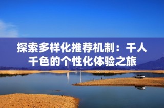 探索多样化推荐机制：千人千色的个性化体验之旅