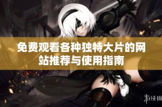 免费观看各种独特大片的网站推荐与使用指南