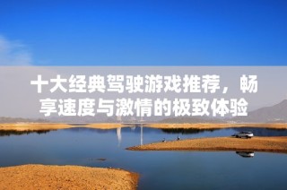 十大经典驾驶游戏推荐，畅享速度与激情的极致体验