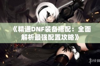 《精通DNF装备搭配：全面解析最强配置攻略》